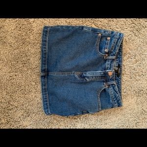 Denim Mini Skirt